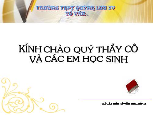 Tuần 26. Tôi yêu em