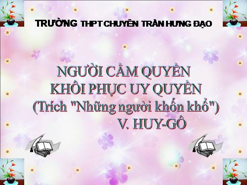 Tuần 28. Người cầm quyền khôi phục uy quyền