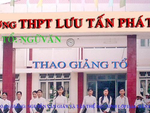 Tuần 20. Hầu Trời