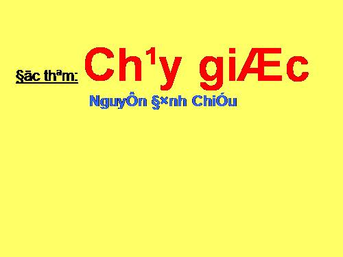 Tuần 5. Đọc thêm: Chạy giặc