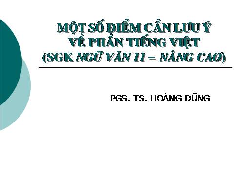 Tiếng Việt 11