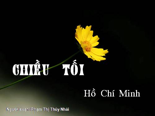 Tuần 23. Chiều tối (Mộ)