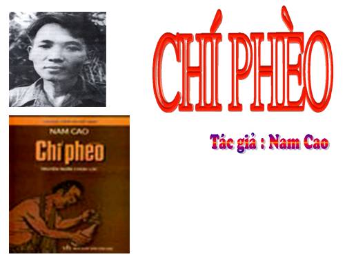 Tuần 13. Chí Phèo