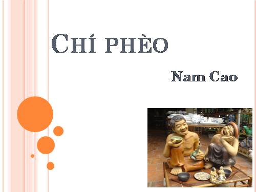 Tuần 13. Chí Phèo