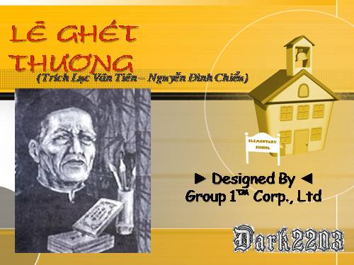 Tuần 5. Lẽ ghét thương