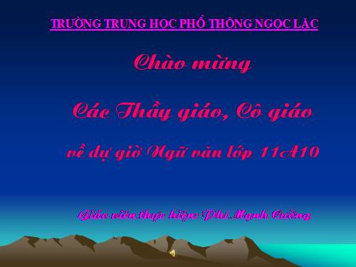 Tuần 23. Đây thôn Vĩ Dạ