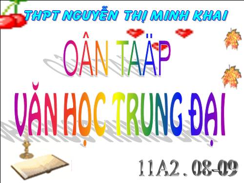 Tuần 8. Ôn tập văn học trung đại Việt Nam