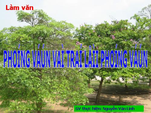 Tuần 15. Phỏng vấn và trả lời phỏng vấn