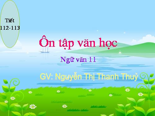 Tuần 17. Ôn tập phần Văn học