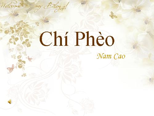 Tuần 13. Chí Phèo