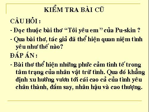 Tuần 27. Người trong bao