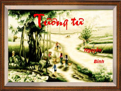 Tuần 24. Đọc thêm: Tương tư