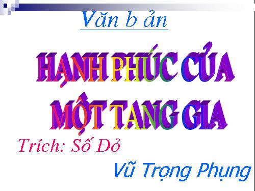 Tuần 12. Hạnh phúc của một tang gia