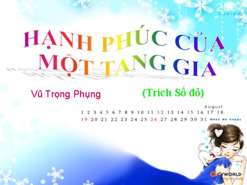 Tuần 12. Hạnh phúc của một tang gia