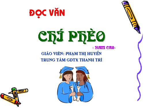 Tuần 13. Chí Phèo