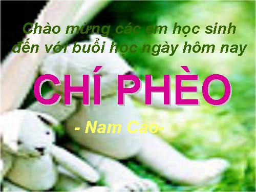 Tuần 13. Chí Phèo