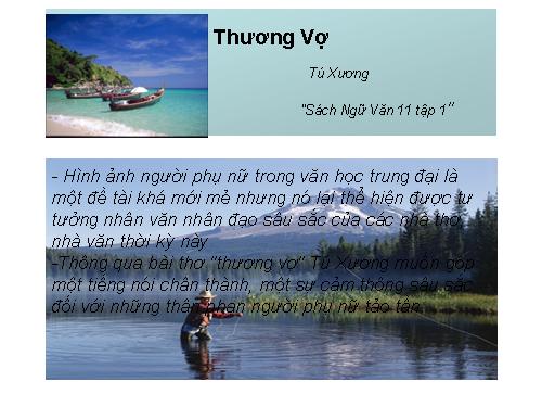 Tuần 3. Thương vợ.