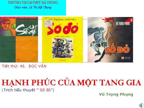 Tuần 12. Hạnh phúc của một tang gia