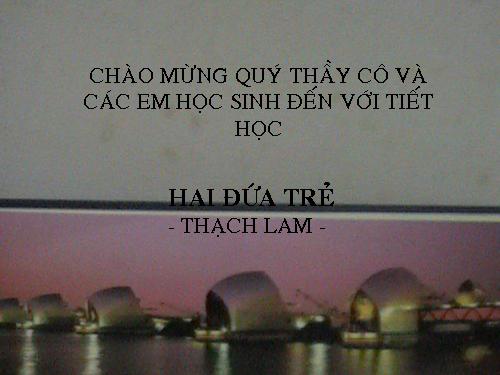 Tuần 10. Hai đứa trẻ