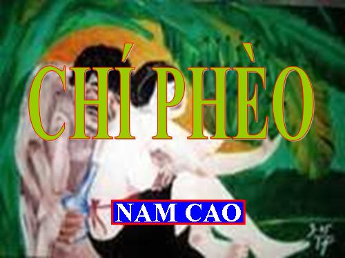 Tuần 13. Chí Phèo