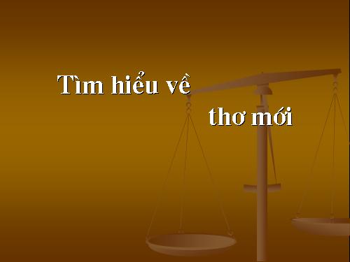 tư liệu về thơ mới