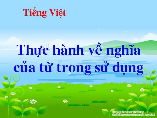 Tuần 21. Vội vàng