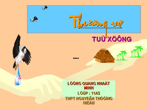 Tuần 3. Thương vợ.