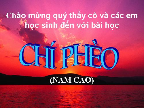 Tuần 13. Chí Phèo