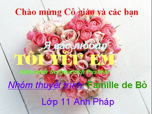 Tuần 26. Tôi yêu em