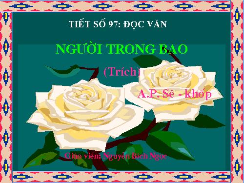 Tuần 27. Người trong bao