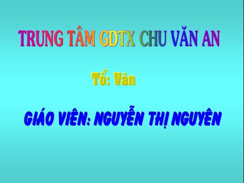 Tuần 23. Đây thôn Vĩ Dạ