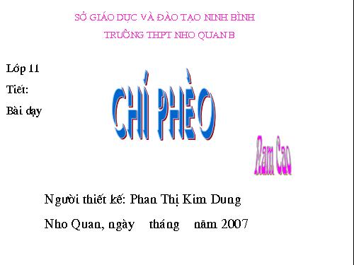 Tuần 13. Chí Phèo