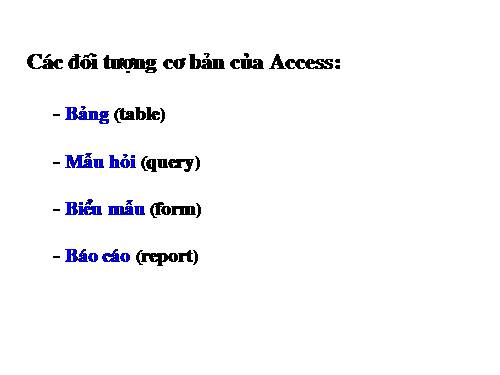 Bài 9. Báo cáo và kết xuất báo cáo