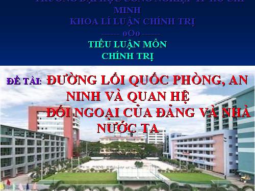 GD CD: QPAN & ĐN