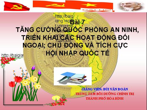 GD CD: BG LLCT cho đảng viên mới