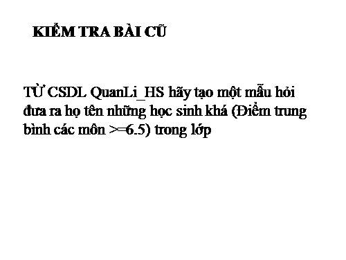 Bài 9. Báo cáo và kết xuất báo cáo