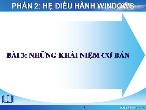 Bài 1. Một số khái niệm cơ bản