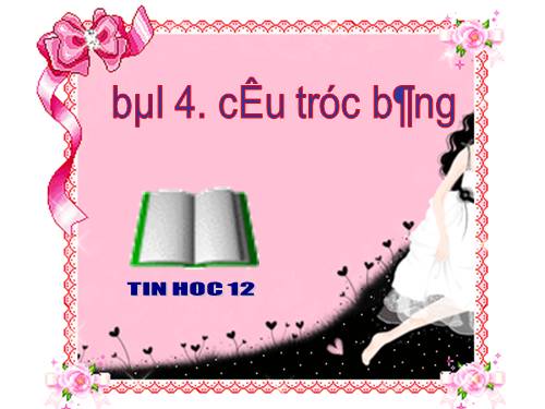 Bài 4. Cấu trúc bảng