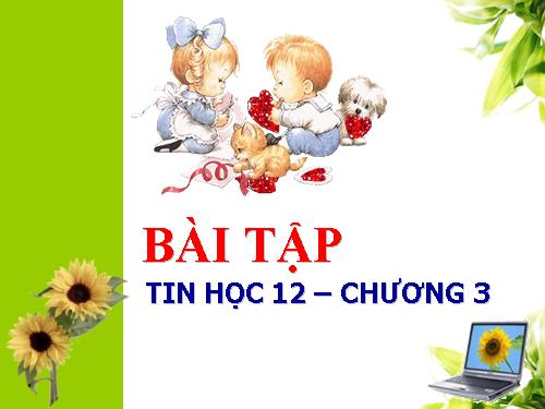 Ôn tập ch­uong 3 lop 12