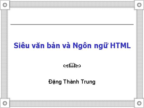 Giáo trình thiết kế web