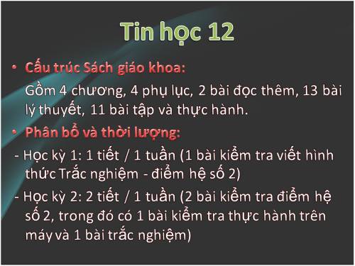 Bài 1. Một số khái niệm cơ bản