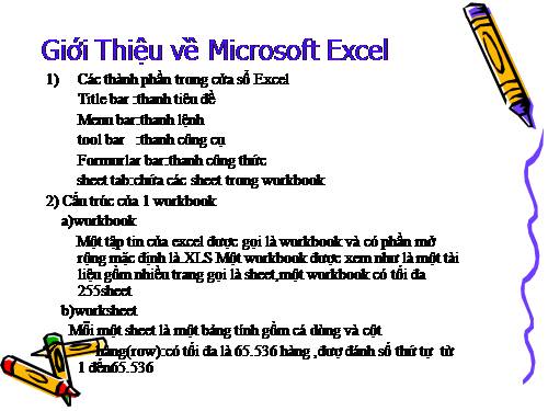 Tin học căn bản - Excel