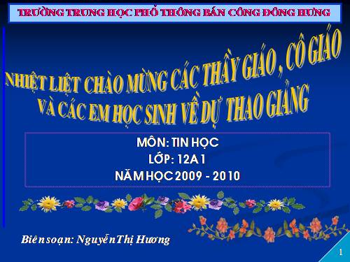 Bài 5. Các thao tác cơ bản trên bảng