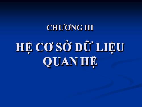 Bài tập và thực hành 10. Hệ cơ sở dữ liệu quan hệ