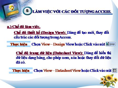 Bài 3. Giới thiệu Microsoft Access