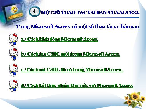 Bài 3. Giới thiệu Microsoft Access