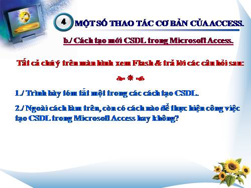 Bài 3. Giới thiệu Microsoft Access