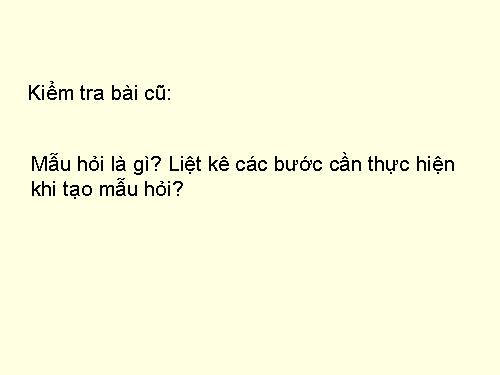 Bài 9. Báo cáo và kết xuất báo cáo