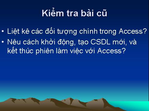 Bài 4. Cấu trúc bảng