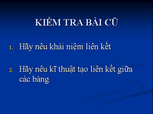 Bài 8. Truy vấn dữ liệu